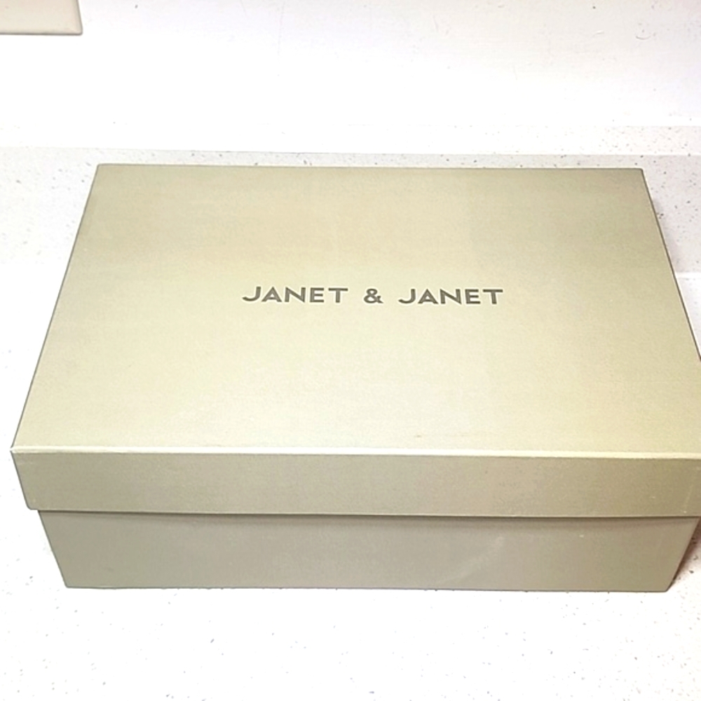 Janet & Janet Leather Women's Tan Sandals. Made In Italy. With Box And Dust Bag. - Picture 11 of 13
